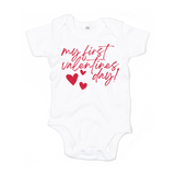 My First Valentines Day baby grow