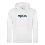 Knock Out depression hoodie in white