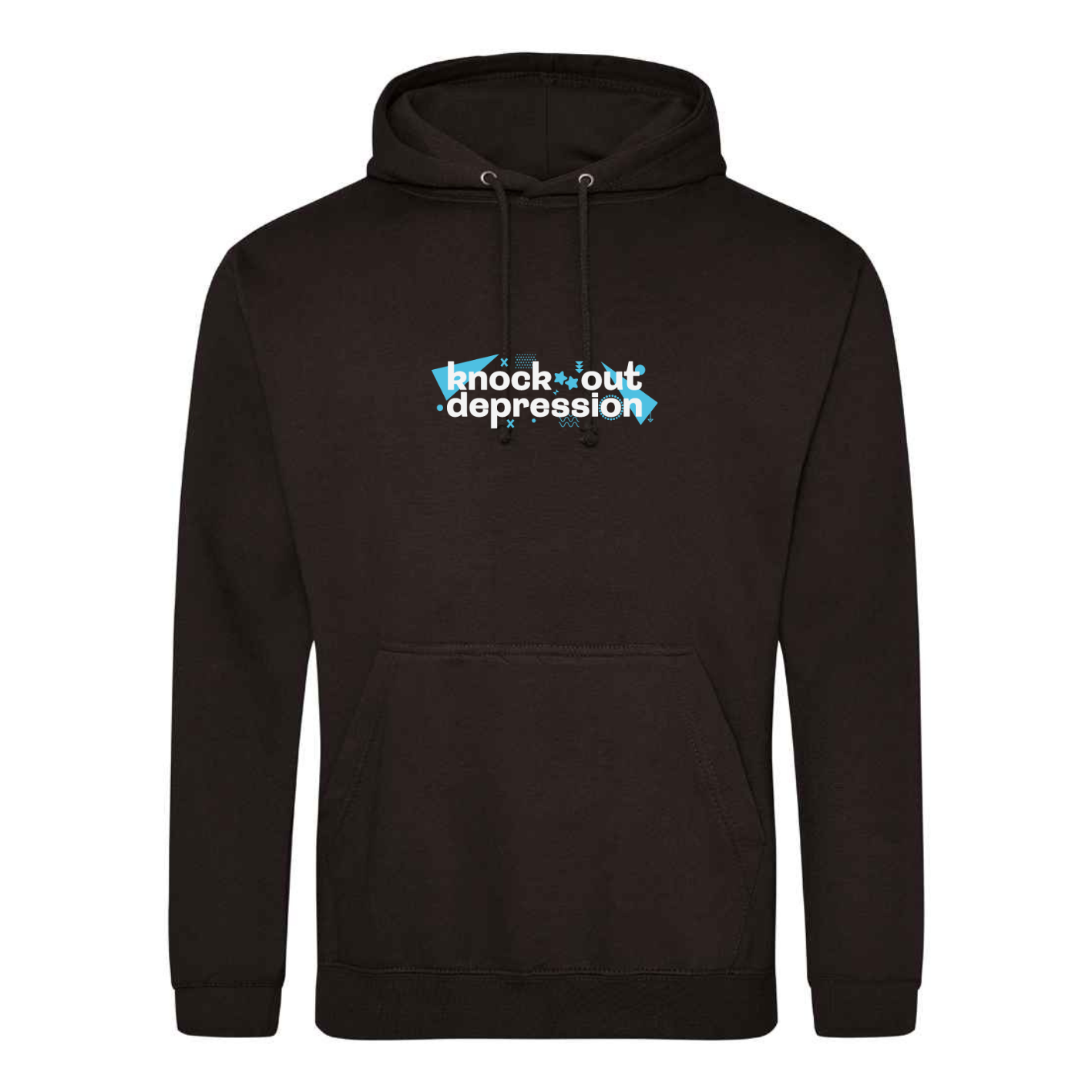 Knock Out depression hoodie in black