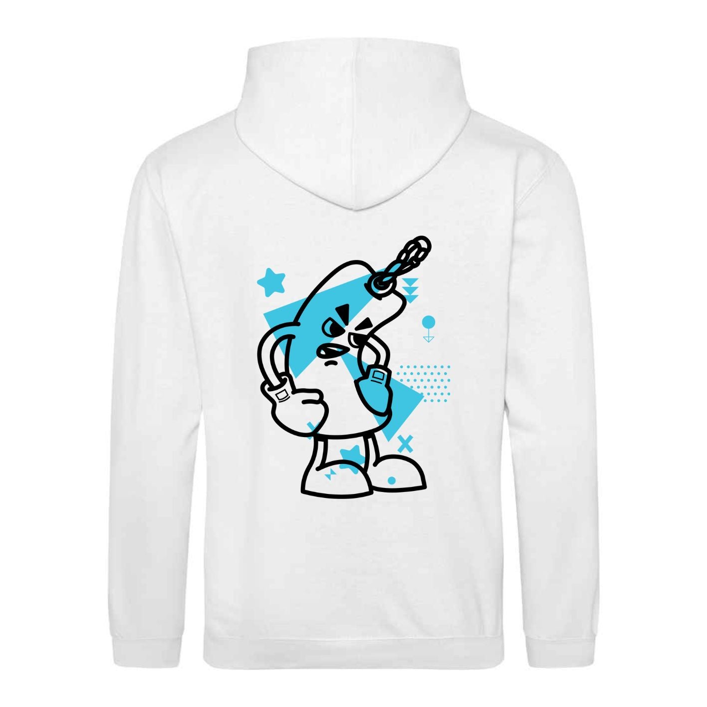 Knock Out depression hoodie in white
