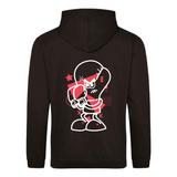 Knock Out depression hoodie in black