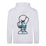 Knock Out depression hoodie in ash grey