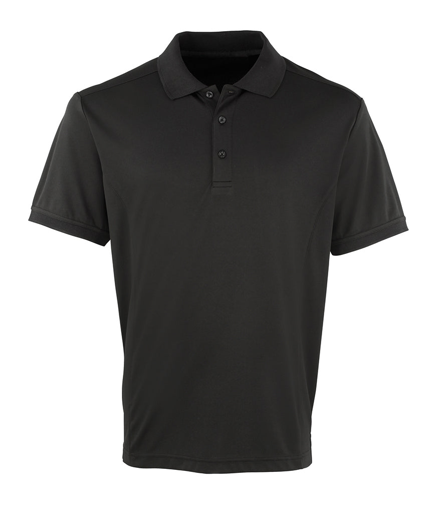 Premier Coolchecker® Piqué Polo Shirt: Black, White, Blue, Purple