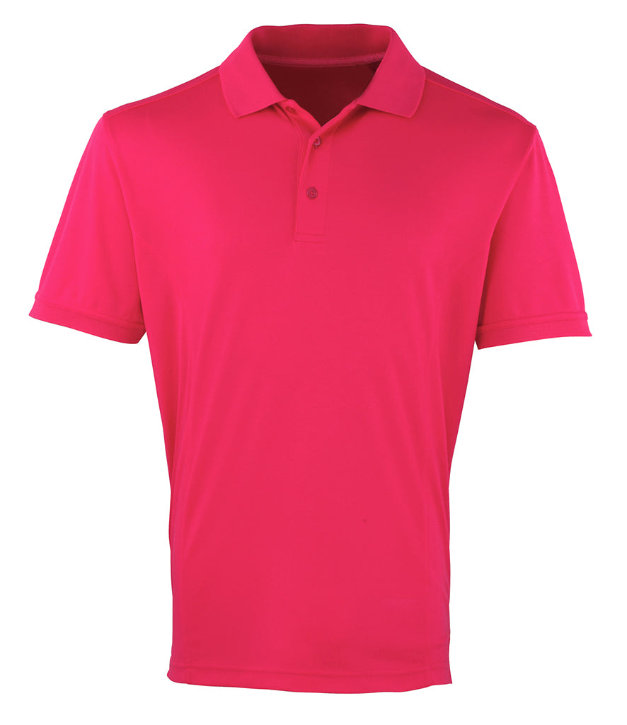 Premier Coolchecker® Piqué Polo Shirt: Red, Yellow, Orange