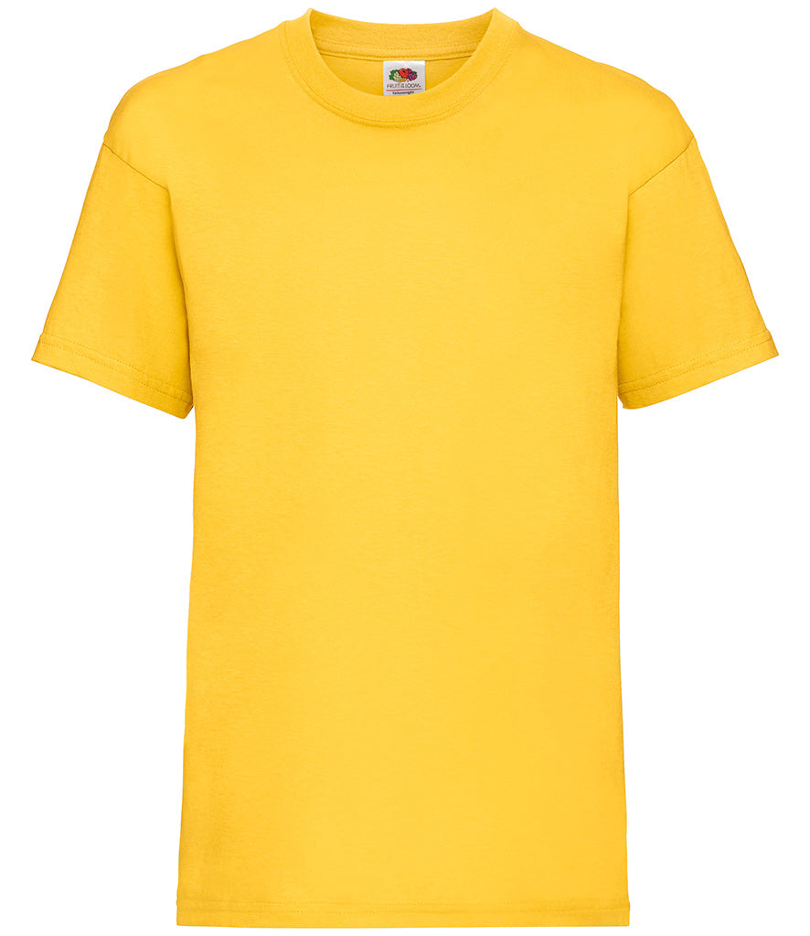 Fruit of the Loom Value T-Shirt (Children) - Green, Brown, Orange, Yellow